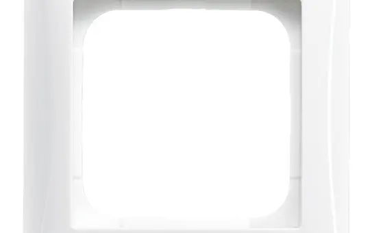 BUSCH-JAEGER 1721NS-914 beschr. Abdeckrahmen Balance SI 1-fach, Schriftfeld 'unverlierbar' | alpinweiß