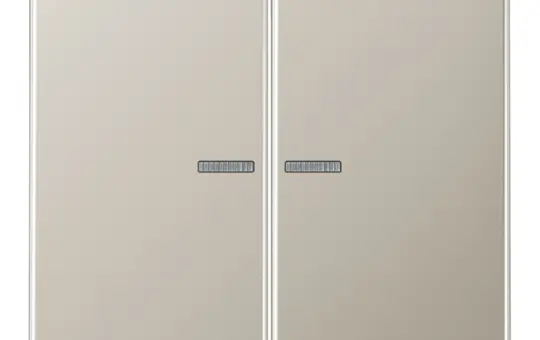 JUNG ES10921STRF KNX-RF-Taster LS 2-fach | edelstahl