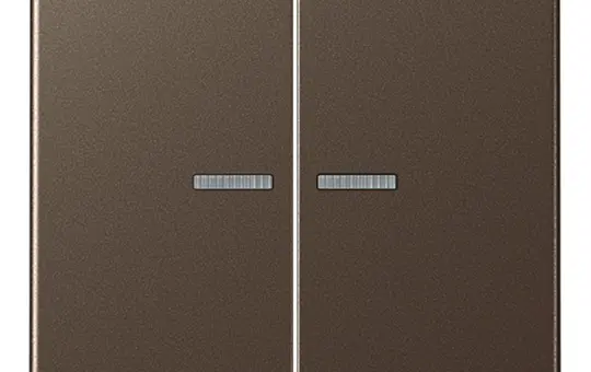 JUNG A10921STRFMO KNX-RF-Taster A 2-fach | mokka