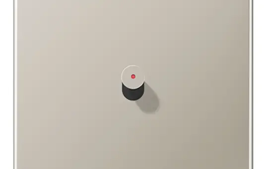 JUNG ES12-0KOK1 Abdeckung Kipphebel "Kegel" Serie LS 1-fach, 1 Hebel, Lichtleiter | edelstahl