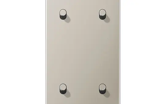 JUNG ES12-25R1 Abdeckung Kipphebel "Zylinder" Serie LS 2-fach, 2x2 Hebel, senkrecht | edelstahl