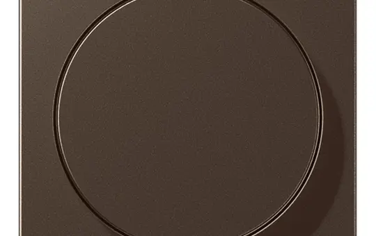 JUNG A1740MO Drehdimmerabdeckung Serie A Standard | mokka