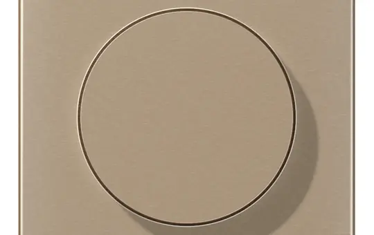 JUNG CD1740GB Drehdimmerabdeckung Serie CD Standard | gold-bronze