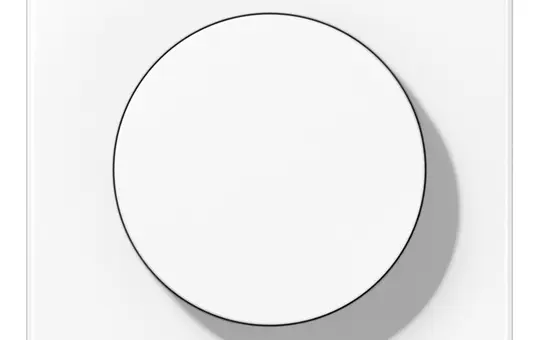 JUNG CD1740WW Drehdimmerabdeckung Serie CD Standard | alpinweiß