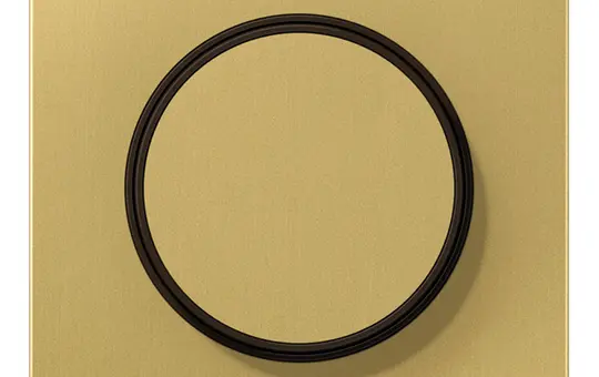 JUNG ME1740C Drehdimmerabdeckung LB Serie LS Standard | messing classic