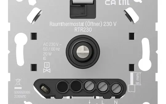 JUNG RTR230 Raumthermostat 230 V Öffner