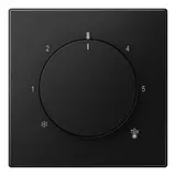 JUNG LS1749BFSWM RTR-Abdeckung Serie LS Thermoplast | schwarz matt