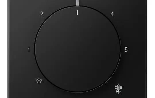 JUNG LS1749BFSWM RTR-Abdeckung Serie LS Thermoplast | schwarz matt