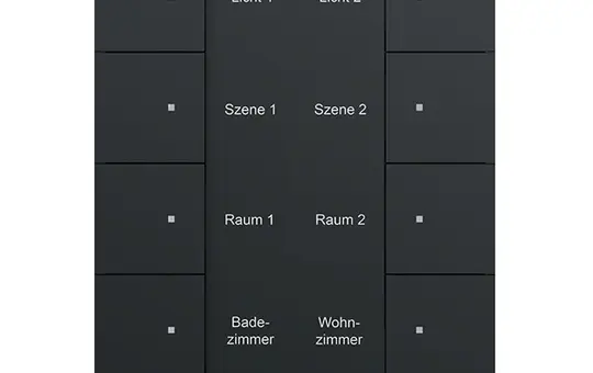 BUSCH-JAEGER SB-F-8.0.11-885 f@h-Tastsensor tenton 8-fach | schwarz matt