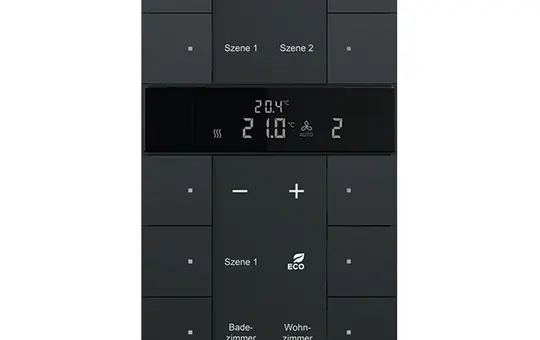 BUSCH-JAEGER SBR-F-10.0.11-885 f@h-Tastsensor tenton 10-fach, RTR | schwarz matt