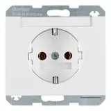 BERKER beschr. SCHUKO-Steckdose K.1/K.5 