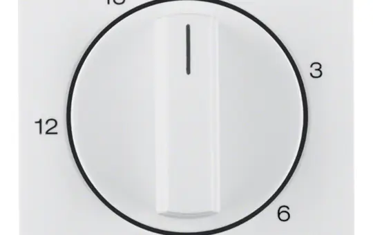 BERKER Zeitschaltuhrabdeckung S.1/B.3/B.7 