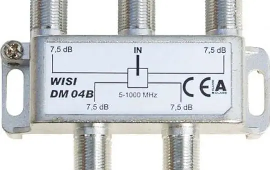 WISI DM04B Verteiler BK 1 GHz 4-fach