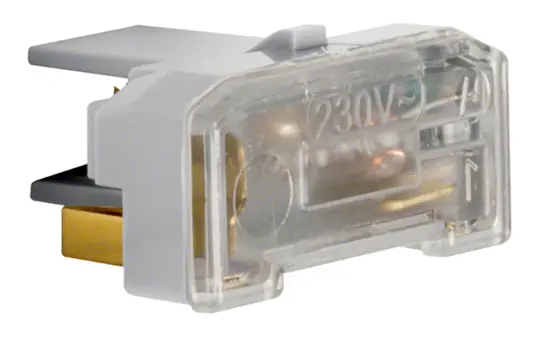 BERKER 1675 Glimmaggregat 230 V, 1 mA, N-Klemme