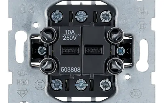 BERKER 503808 Wipptaster 2 Wechsler, getrennte Klemmen