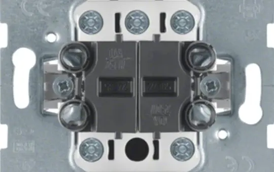 BERKER 503404 Wipptaster 4 Schließer, Mittelstellung