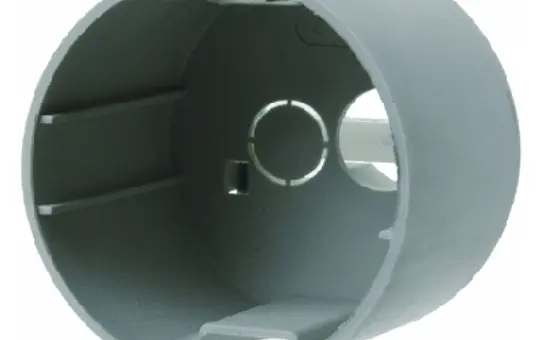 BERKER 91883 Berührungsschutzdose Integro Flow 1-fach, Doppelzugentlastung außen | Ø 49 mm