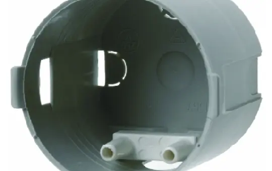 BERKER 91820 Berührungsschutzdose Integro Flow 1-fach, Zugentlastung | Ø 45 mm