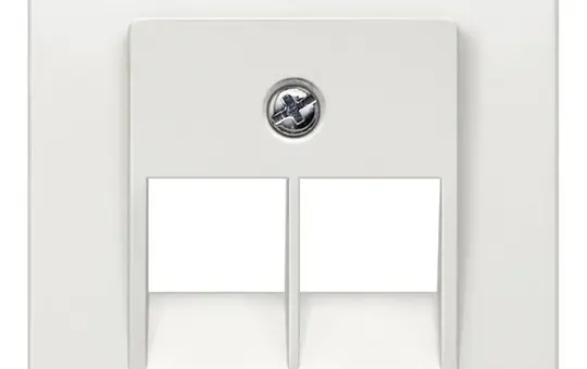 SIEMENS 5TG1211 ISDN-Abdeckung 2-fach | reinweiß