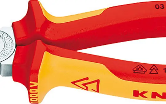 KNIPEX 306180 Kombizange VDE-Kombizange mit Schneide | 180 mm