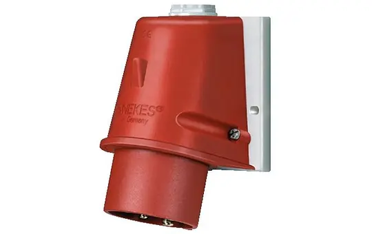 MENNEKES 801 Wandgerätestecker, Befestigung innen/außen 16 A, 5-polig, 400 V