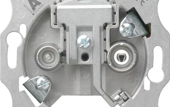 GIRA 004100 Antennendose 2-fach, Universal, Durchgang, 10 dB