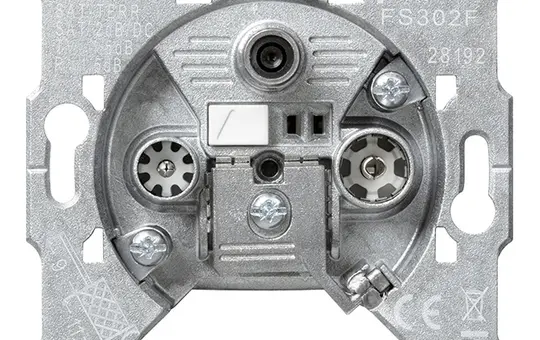 GIRA 093700 Antennendose 3-fach, SAT, Stich, 2 dB