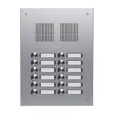 GROTHE 78726 Außenstation 12-fach | silber eloxiert