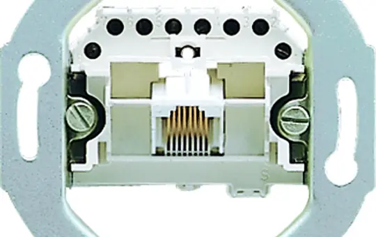 JUNG UAE8UPO Netzwerkdose 1-fach, Cat.3