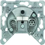 JUNG GDA313F Antennendose 3-fach, TV, Durchgang, 3 dB