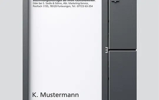 SIEDLE BTM 650-01 DG Bus-Tasten-Modul für In-Home-Bus 1-fach | dunkelgrau glimmer