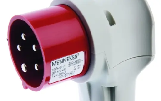 BERKER 578001 CEE-Winkelstecker 5-polig, 16 A