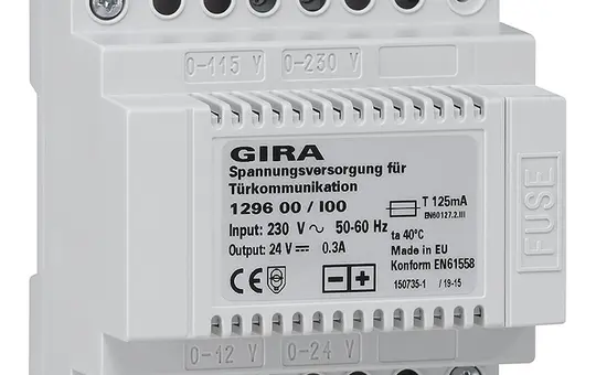 GIRA 129600 Netzteil 24 V REG 300 mA