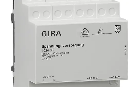 GIRA 102400 Trafo 24 V REG 1 A