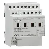 GIRA 100400 KNX-Schaltaktor mit Handbetätigung 16 A 4-fach