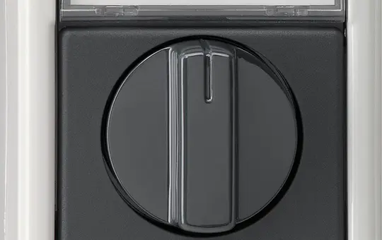 GIRA 015430 Jalousie-Drehschalter/-taster wg AP IP44 Schriftfeld