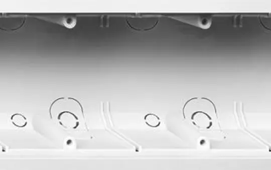 GIRA 289900 Gerätedose für flache Montag E2/E22 4-fach