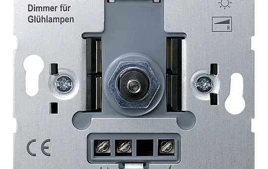 GIRA 118100 Drehdimmer R, 1000 W, Druck-Wechselschalter