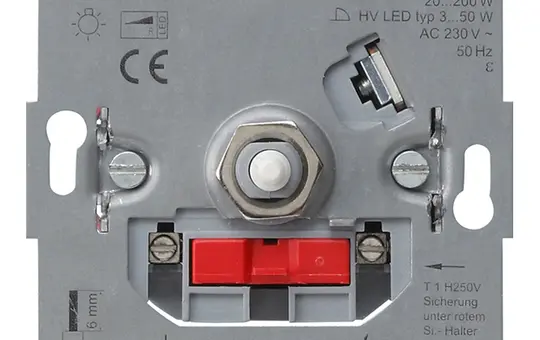 GIRA 030000 Drehdimmer R, LED, 200 W, Ausschalter