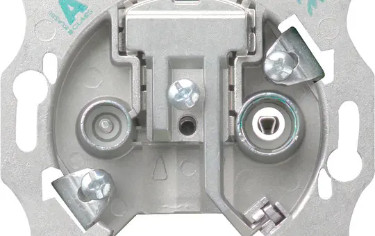 GIRA 004200 Antennendose 2-fach, Universal, Durchgang, 15 dB