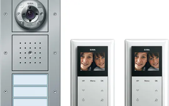 GIRA 049546 TKS-Komplettpaket TX_44 Video, Zweifamilienhaus