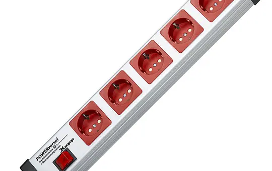 KOPP 227720019 Steckdosenleiste POWERversal 5-fach, Schalter, Geräteschutz