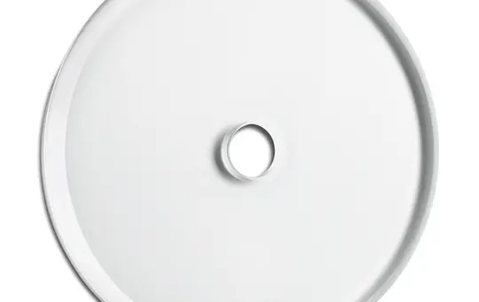 THPG 100608 Abdeckrahmen Weißglas Einzelabdeckung für Drehschalter