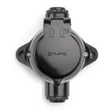 THPG 100938 Feuchtraum AP Steckdose Bakelit französisch Durchgang