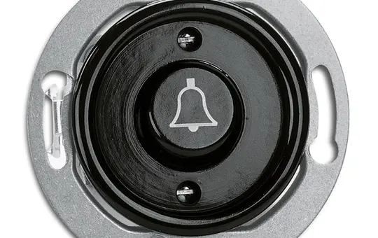 THPG 173056 Wipptaster mit Beschriftung Bakelit Schließer, Glocke