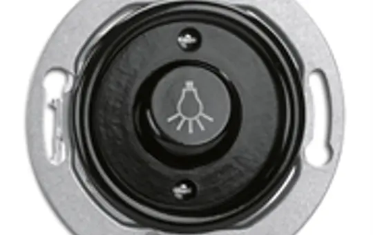 THPG 173055 Wipptaster mit Beschriftung Bakelit Schließer, Licht