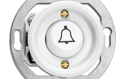 THPG 173078 Wipptaster mit Beschriftung Porzellan Schließer, Glocke, graviert, nachleuchtend