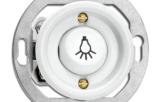 THPG 173077 Wipptaster mit Beschriftung Porzellan Schließer, Licht