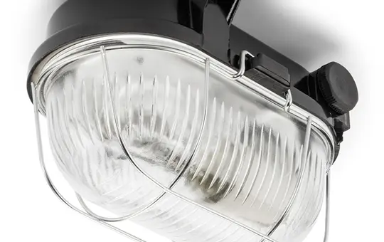 THPG 100500 Kellerleuchte Bakelit oval klein