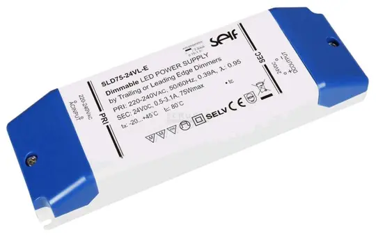 SELF ELECTRONICS SLD75-12VL-E SLD dimmb. LED-Netzteil 12 V 75 W